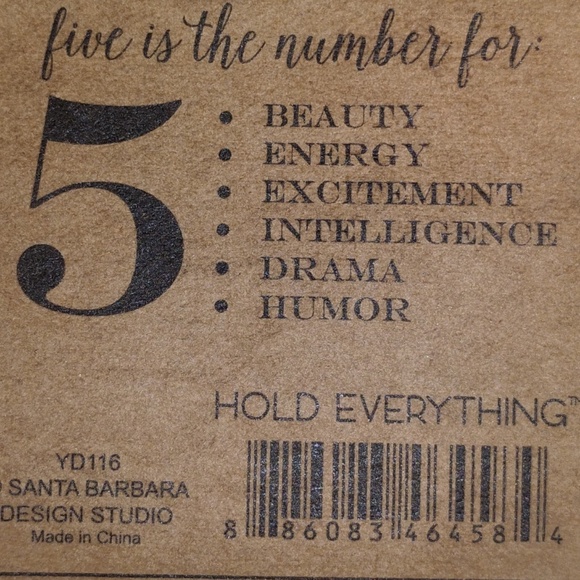 SANTA BARBARA DESIGN: NO 5 Washable Sturdy Storage Tote / Shopper / Organizer - Picture 5 of 5